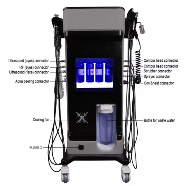 10 in 1 Hydrogen Oxygen Facial Beauty Skin Machine - Image 3