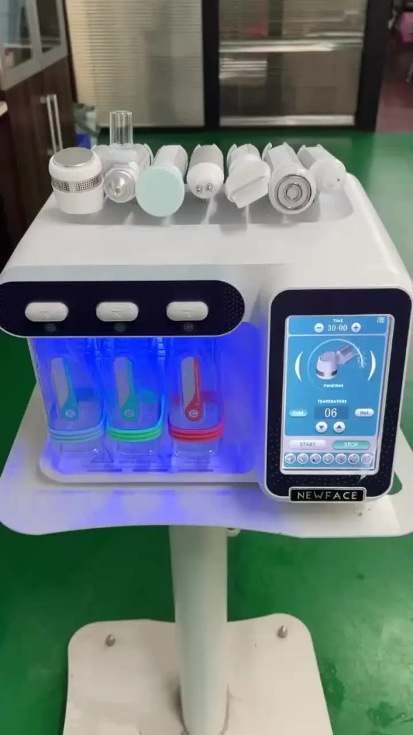 Hydrogen-Oxygen Facial Machine – A 7 in 1 Multifunctional Hydra Face Care Device for Skin Moisturizing - Image 3